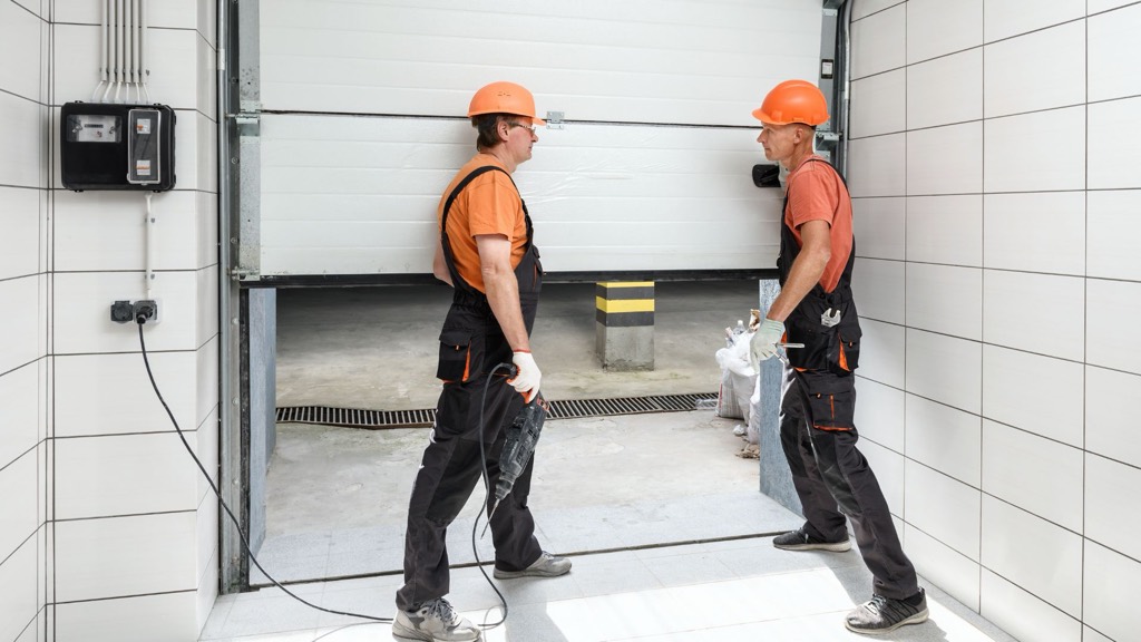 New coastal-rated garage door installed in Estero to resist humidity and salt